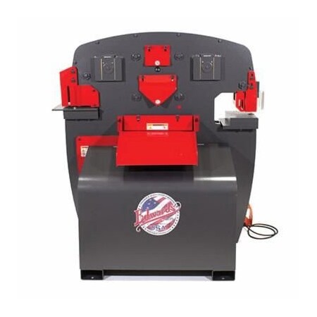Edwards Ironworker, 100 Ton, 11 In Throat Depth, 6 X 6 X 12 In Angle Shearing, Flat Bar Shearing 12 X 18 IW100DX-3P380